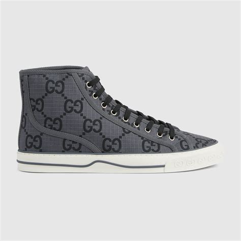 gucci monogram high tops|gucci tennis ripstop high top.